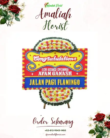 Sewa Papan Bunga Gaya Baru Ii